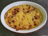 Gratin d'oeufs durs à l'oignon et au comté