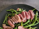 Haricots verts sautés au boeuf