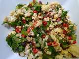 Salade de chou-fleur rôti et noisettes
