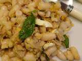 Salade de haricots blancs au thon et anchois - Fagioli alla mugnaia