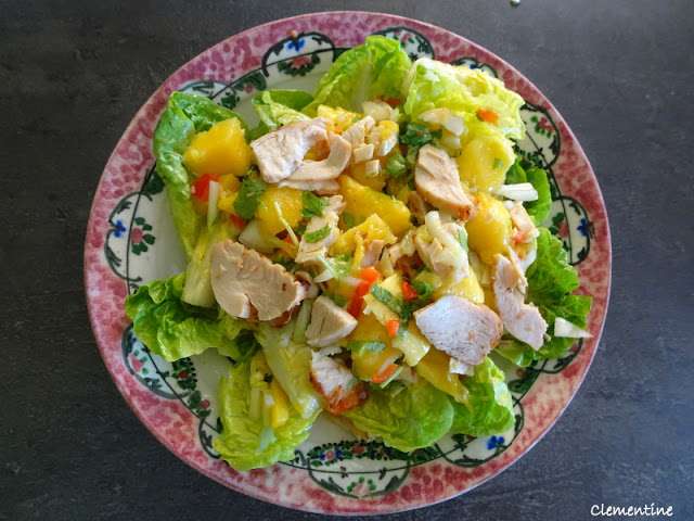 Recettes De Salade De Poulet Et Mangue