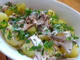 Salade de poulpe et de pommes de terre de Luana Belmondo