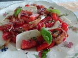 Salade de tomates, pastèque et ricotta salata de Simone Zanoni