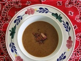 Soupe aux haricots bruns