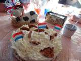 Spécialités hollandaises : Gâteau aux gaufres hollandaises et hareng