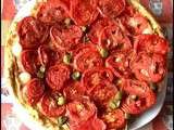 Tarte gourmande à la tomate ~Défi cuisine Vg les farines ont plus d'un tour dans leur sac ~