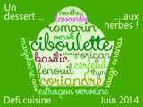 Verrines Framboises-Origan Défi cuisine Juin 2014