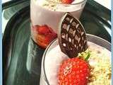 Nuage de fraises façon Trifle