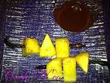 Brochettes d'ananas (pour 4 personnes)