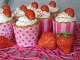 Cupcakes à la fraise (pour 12 cupcakes)