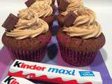 Cupcakes aux Kinder Maxi (pour 8)