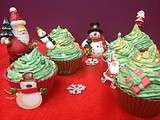Cupcakes pomme-cannelle ou mes cupcakes de Noël (pour 6 cupcakes)