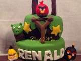 Gâteau Angry Birds