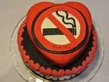 Gâteau  interdit de fumer!! 