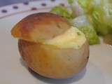 Pommes de terre farcies au fromage #recette petit budget (pour 4 personnes)