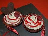 Tendres cupcakes chocolat/framboise (pour 6 cupcakes)
