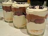 Trifles chocolat/framboise (pour 4 personnes)