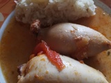 Calamars farcis au chorizo