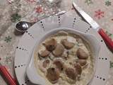 Cassolette de boudins blancs et champignons