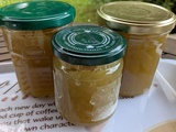 Confiture pommes rhubarbe