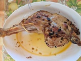 Cuisse de dinde marinée cuite au barbecue