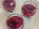 Gaspacho de betterave et tomate