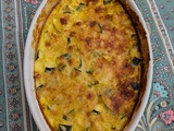 Gratin de courgettes light au curry