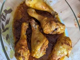Pilons de poulets marinés