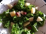 Salade de chou kale fruitée