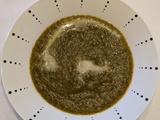 Soupe de carottes et fanes de radis