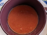 Soupe froide de tomates et poivron