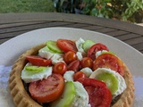 Tarte renversée salée