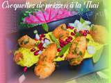 Croquettes poisson chapelure Panko et sa sauce au curry vert thaïlandais