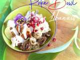 Poke bowl à la Libanaise avec falafel, taboulet, aubergine, houmous et crème de feta