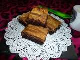 Brownie marbré au beurre de peanut (arachides ou cacahuète) et chocolat