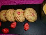 Cookies aux Pralines roses aux Amandes