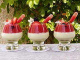 Panna Cotta Pistache et Fruits Rouges