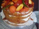 Sponge Cake ou Gâteau Victoria aux Fruits de l’été et Crème glacé Ricotta