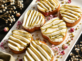 Tartes Coeurs à la Ganache Montée Chocolat Blanc Vanille