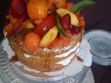 Victoria Cake aux Fruits et Glace à la Ricotta