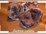 Muffins au chocolat coeur Corsé