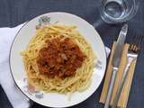 Spaguettis à la bolognaise
