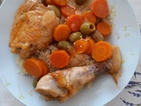 Couscous de poulet aux olives
