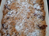 Crumble aux mirabelles