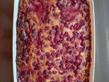 Cuajada aux framboises et liqueur de framboises