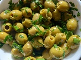 Olives marinées aux herbes