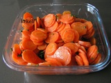 Salade de carottes en rondelles