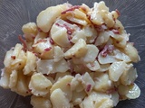 Salade de pomme de terre aux lardons fumés