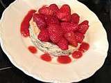 Cheesecake tonka vanille aux fraises