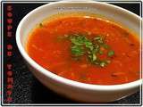 Soupe de tomates au vermicelle